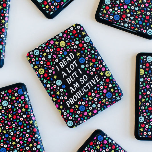Page. Read A Lot But So Productive Kindle Case