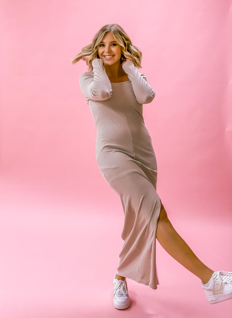 Long Sleeve Maxi Dress