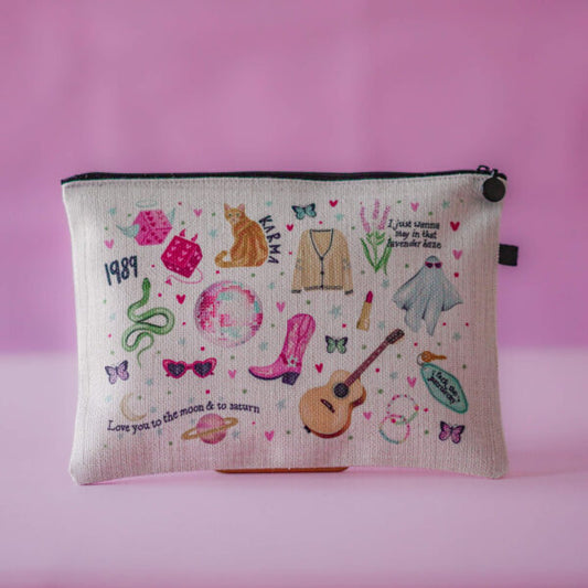 Linen Swiftie Pouch