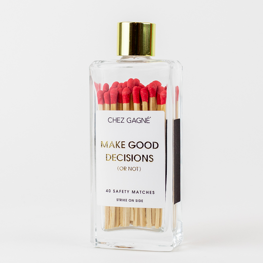 Make Good Decisions (Or Not) Matches