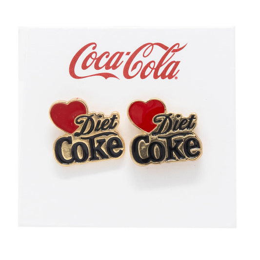 Love Diet Coke Stud Earrings