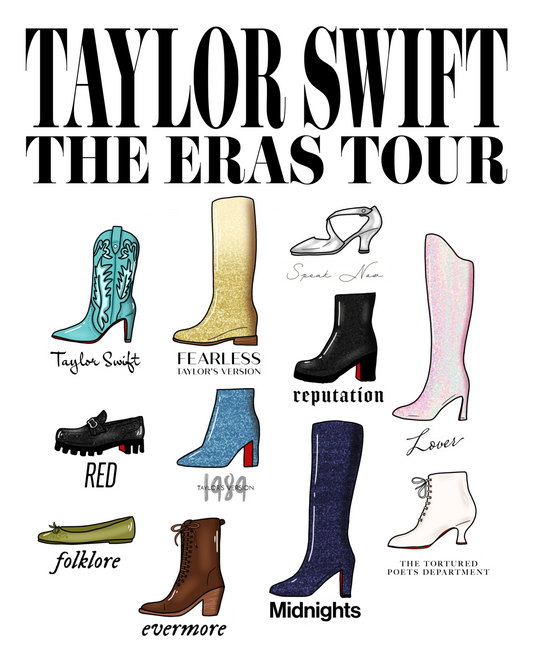 Eras Tour Shoe Print