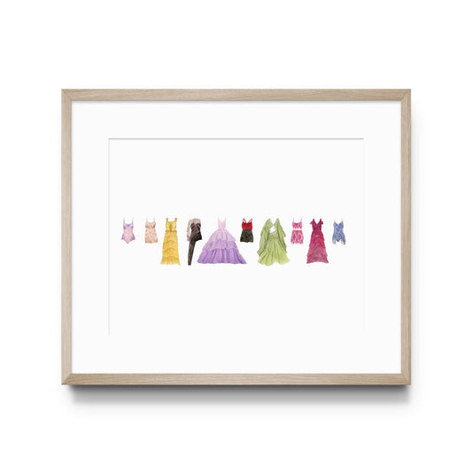 TS Eras Costume Watercolor Art Print 5x7