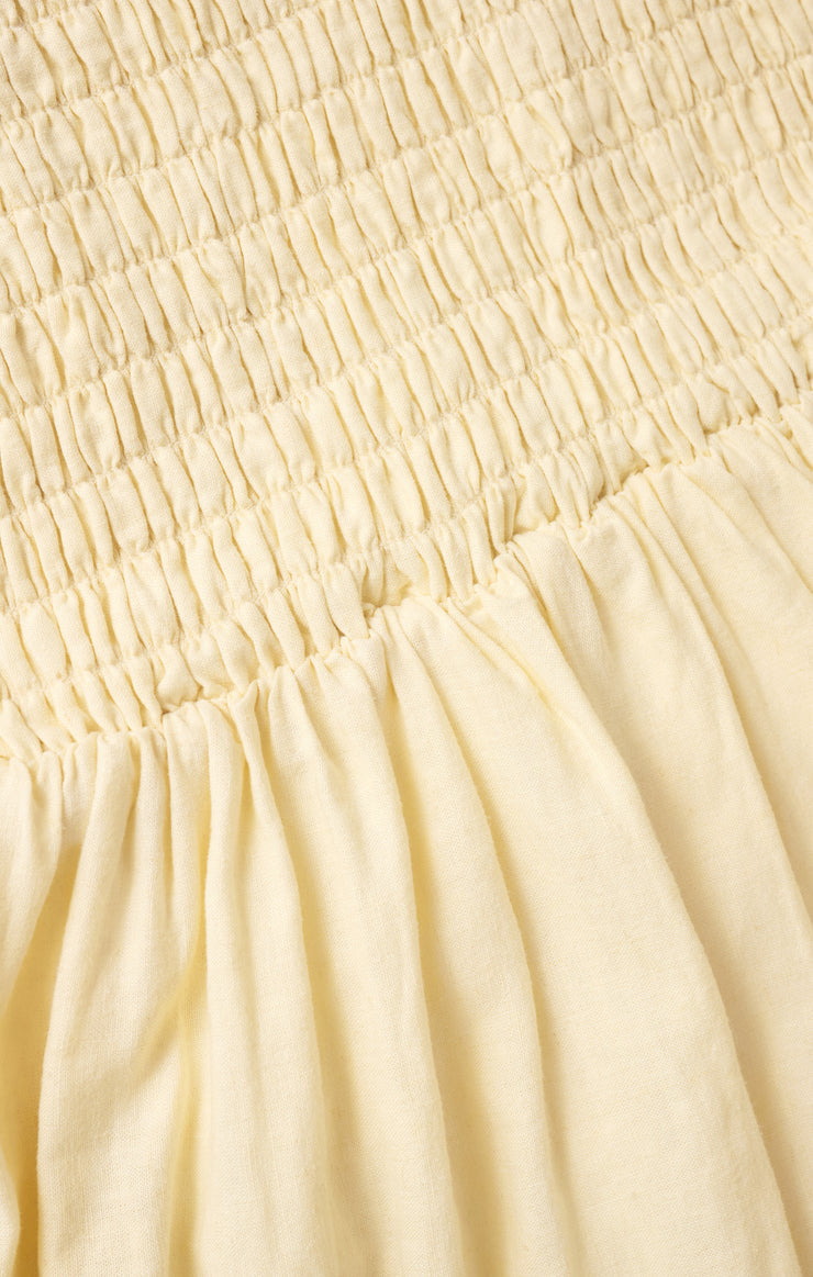 Z Supply Juniper Linen Maxi Dress in Pineapple