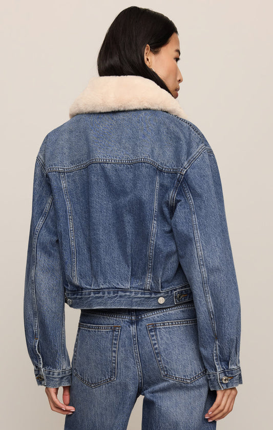 Z Supply Daily Sherpa Denim Jacket