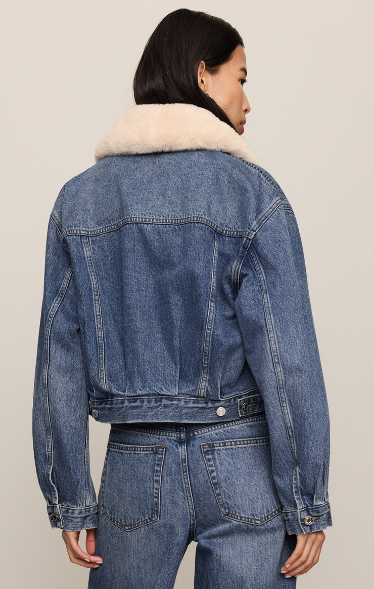 Z Supply Daily Sherpa Denim Jacket