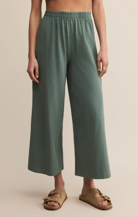 Z Supply Scout Jersey Pant in Hunter Green