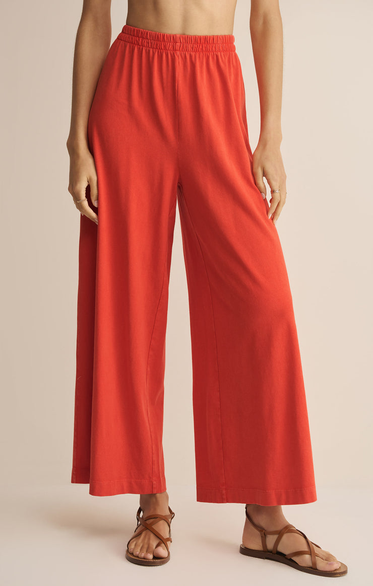 Z Supply Scout Jersey Pant in Lychee