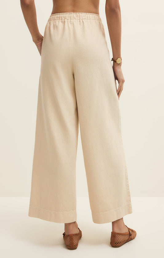 Z Supply Daycation Twill Utility Pant in Parchment