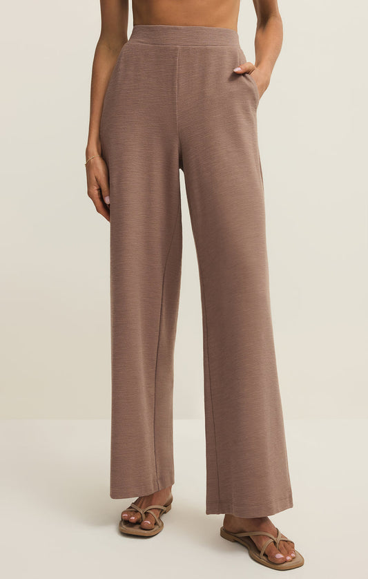 Z Supply Andre Wide Leg Pant in Milkshake