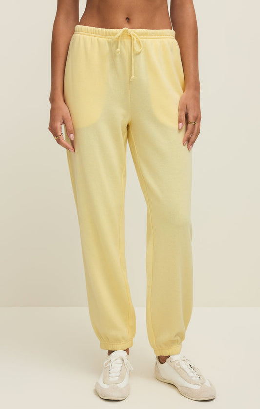 Z Supply Downtown Jogger in Sunshine