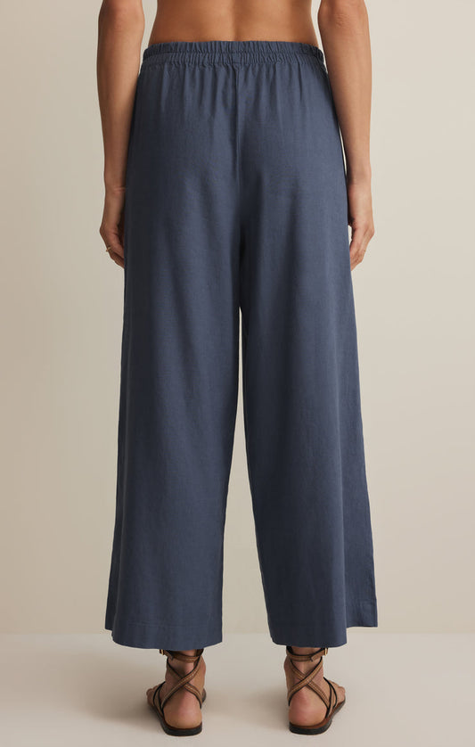 Z Supply Scout Linen Pant in Vintage Indigo