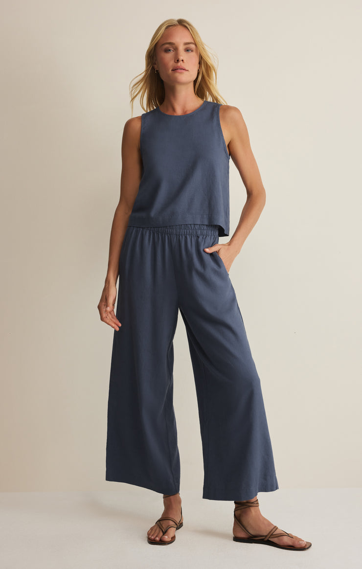 Z Supply Scout Linen Pant in Vintage Indigo