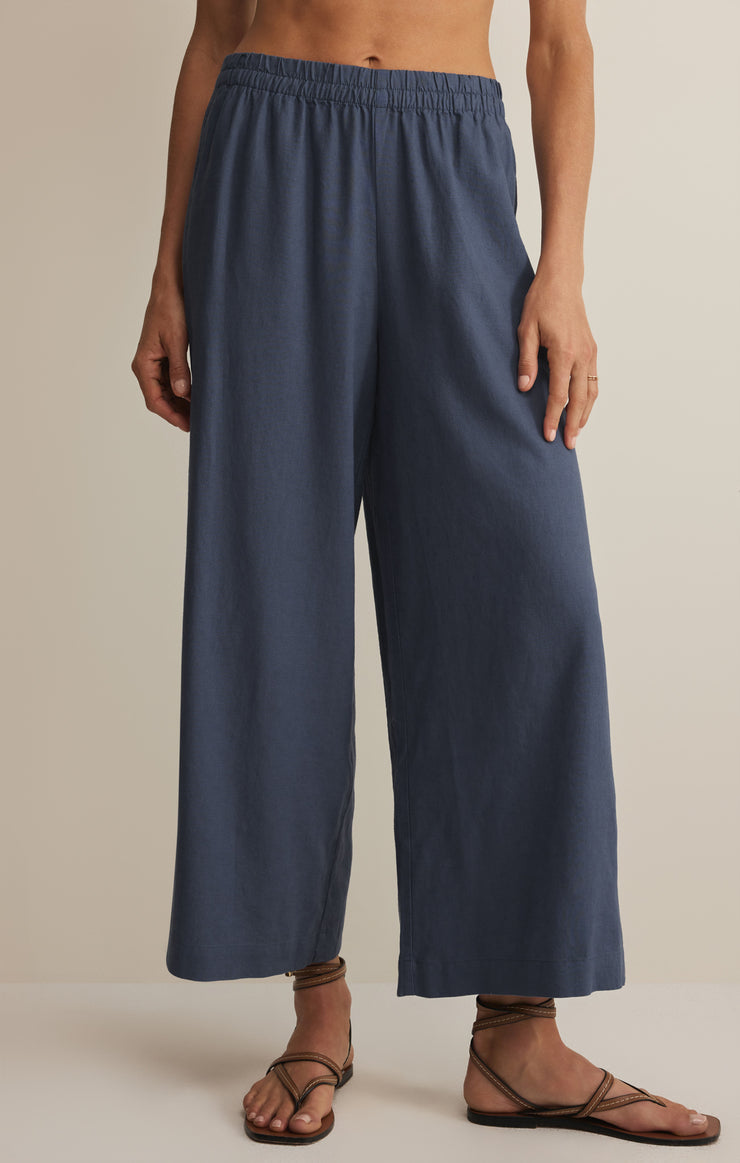 Z Supply Scout Linen Pant in Vintage Indigo