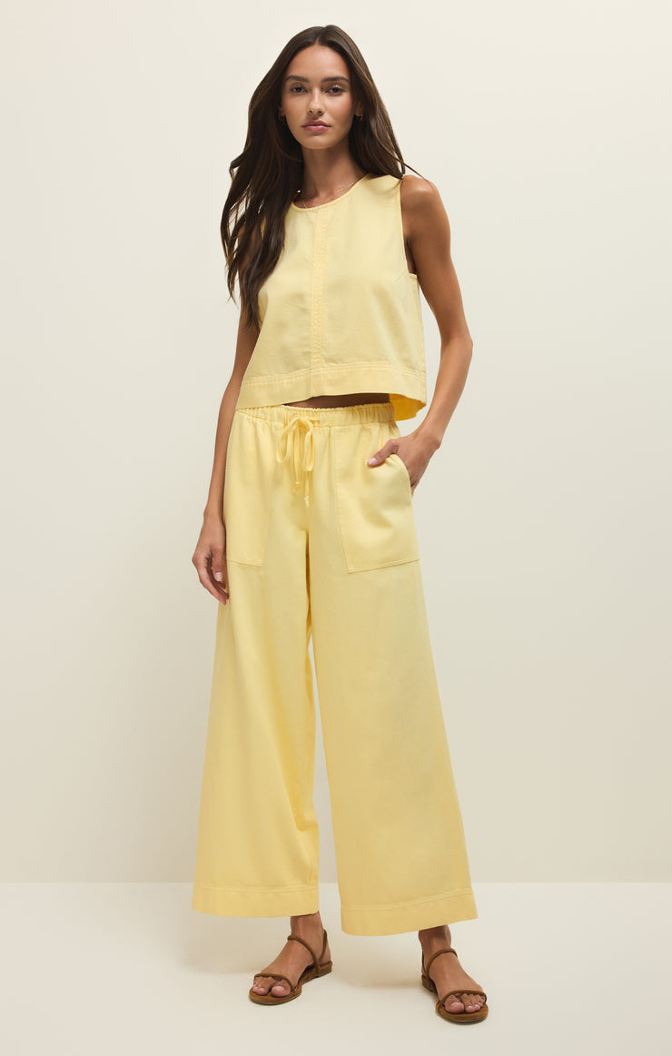 Z Supply Sun Seeker Cropped Tank in Sunnyside