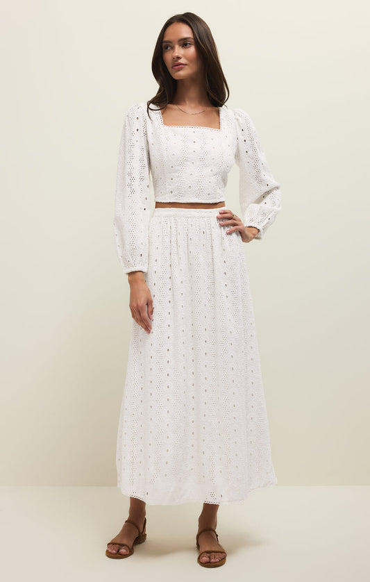 Z Supply Bria Eyelet Top