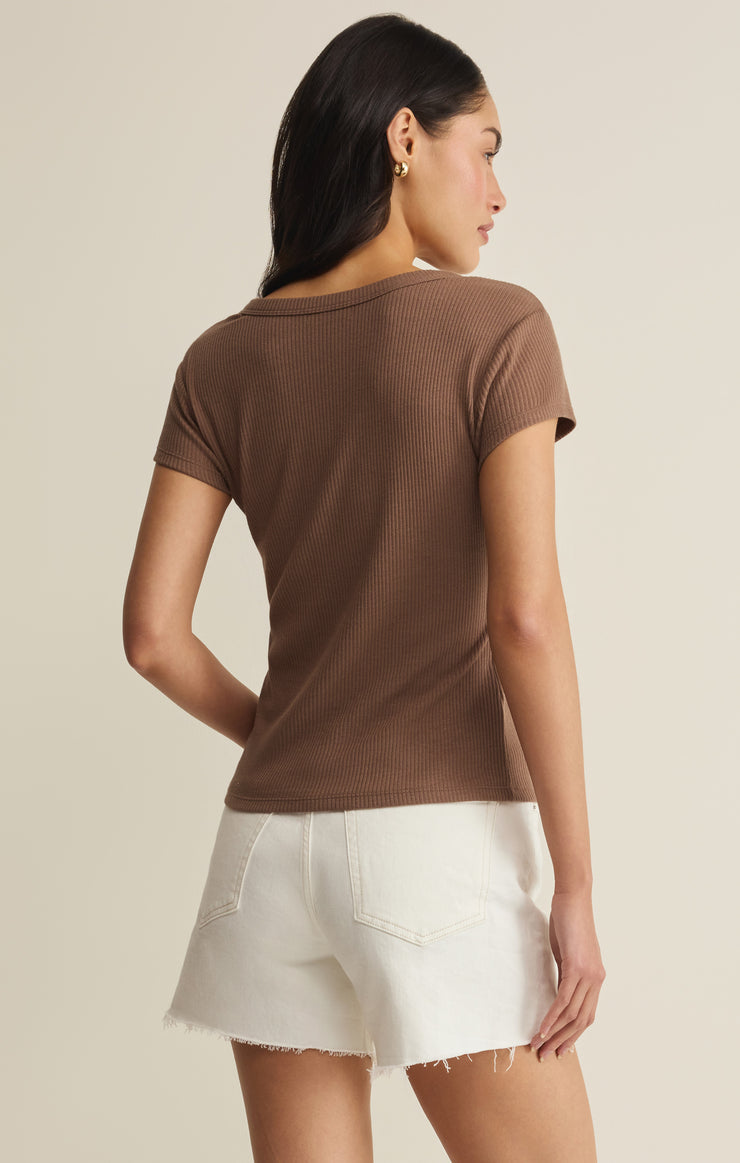 Z Supply Leisurely Scoop Neck Tee
