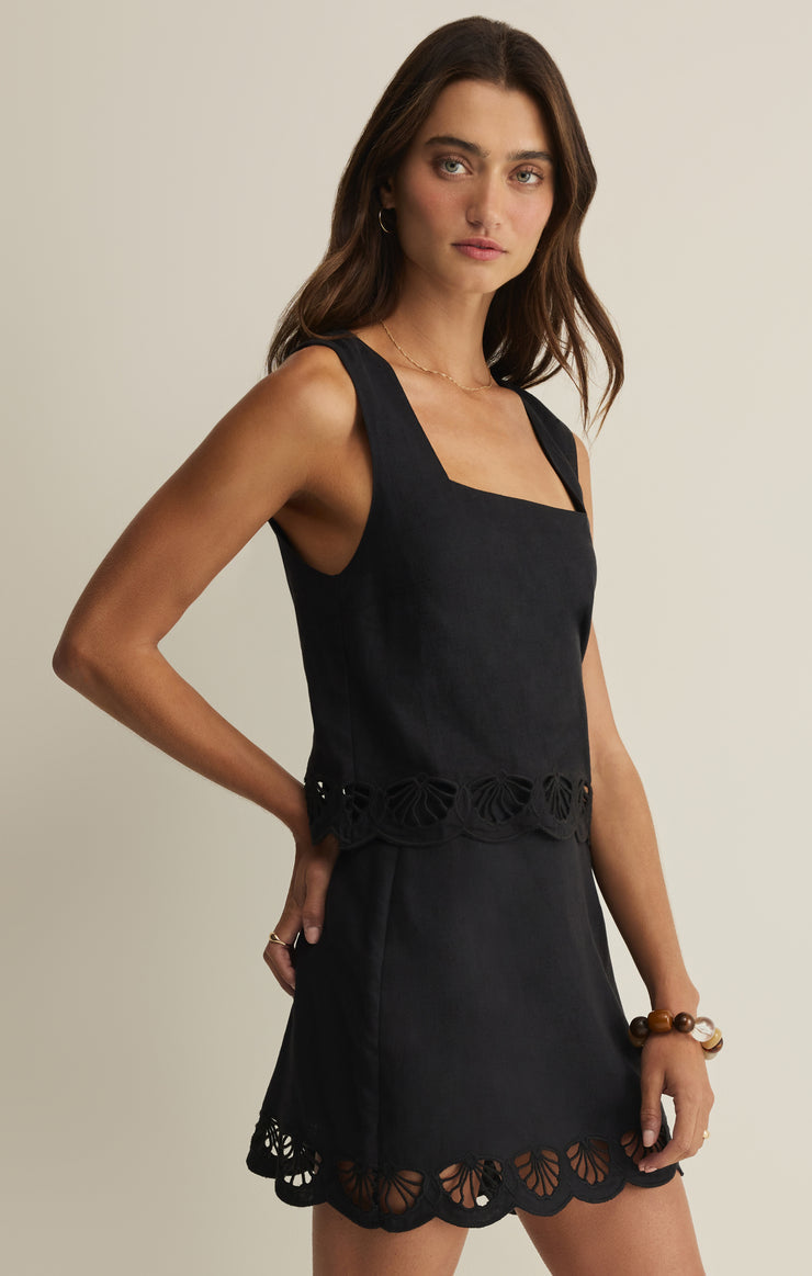 Z Supply Charlene Embroidered Top