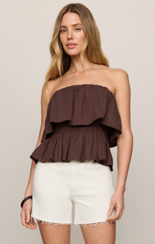 Z Supply Mabel Top in Cherry
