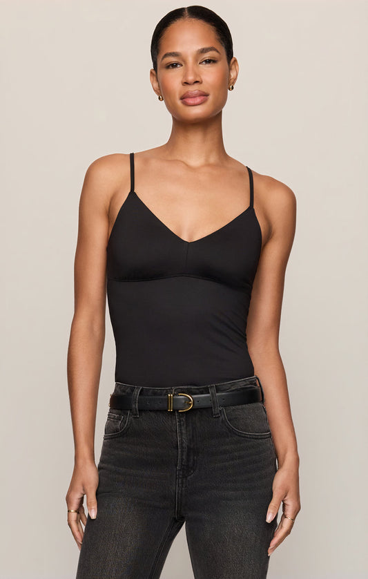 Z Supply Luxe Smooth Essential Tank Black