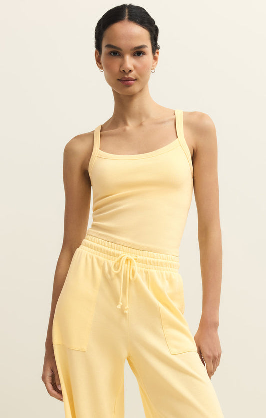 Z Supply World Tour Rib Tank in Sunnyside