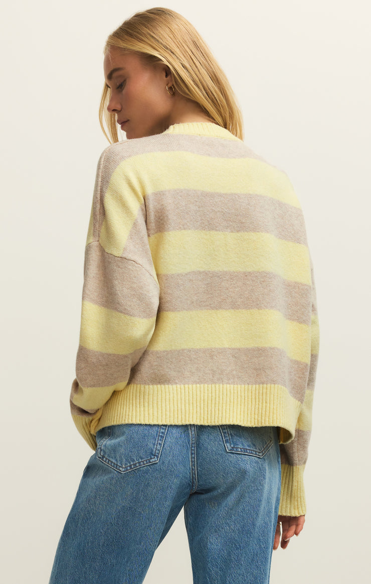 Z Supply Cirrus Striped Sweater in Sunnyside