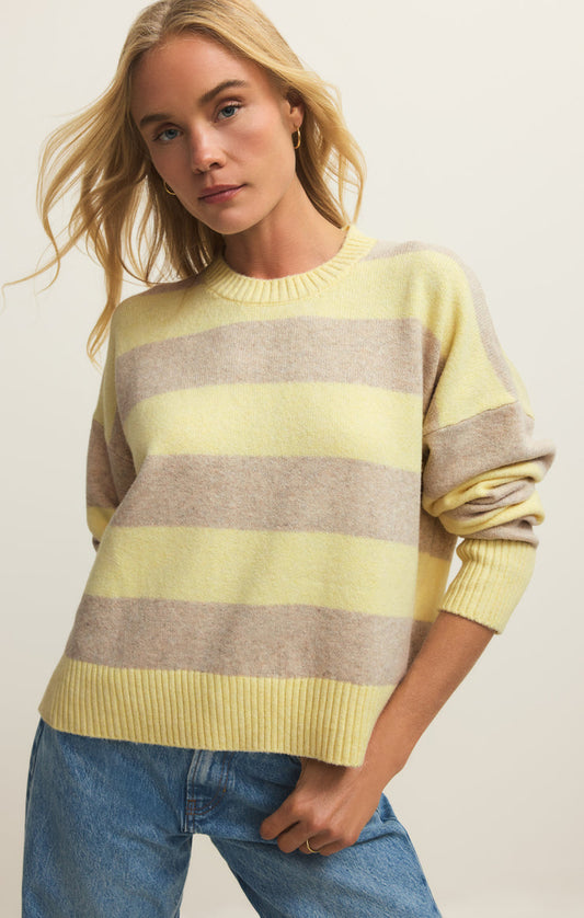 Z Supply Cirrus Striped Sweater in Sunnyside