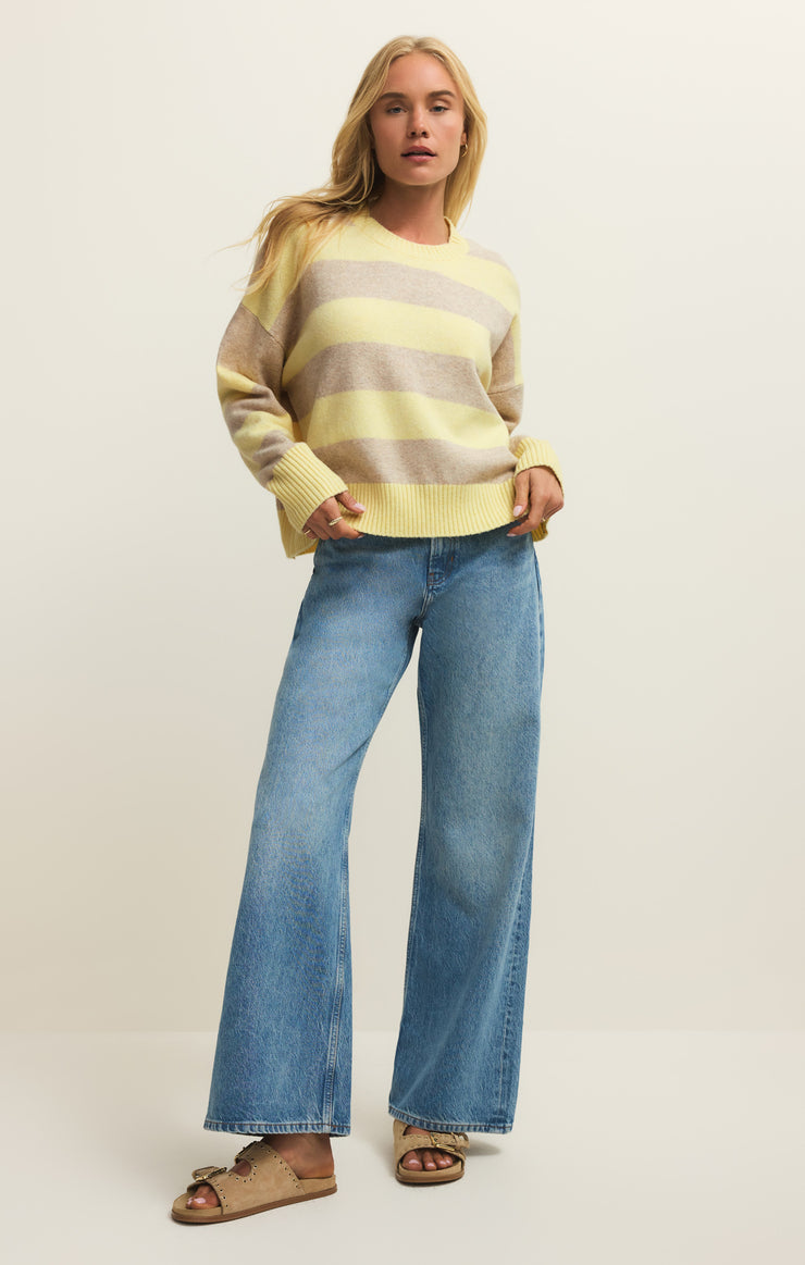 Z Supply Cirrus Striped Sweater in Sunnyside