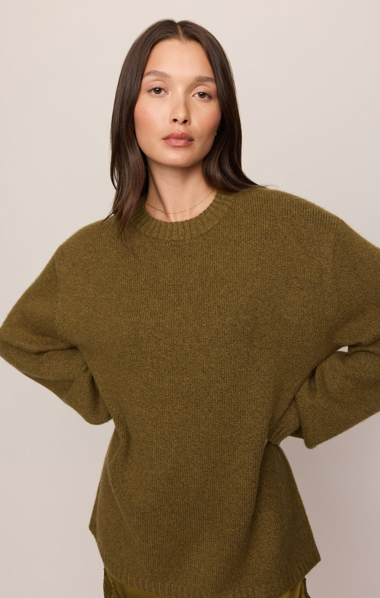 Z Supply Chili Mode Sweater in Golden Sage