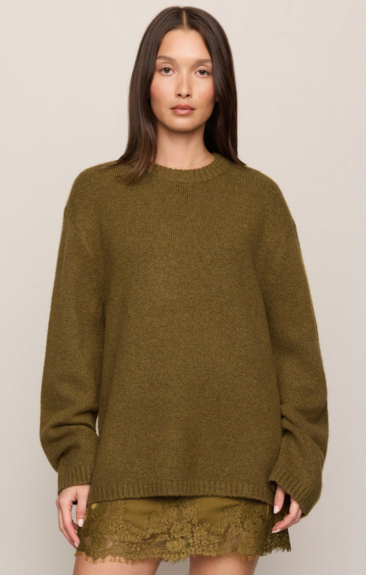 Z Supply Chili Mode Sweater in Golden Sage