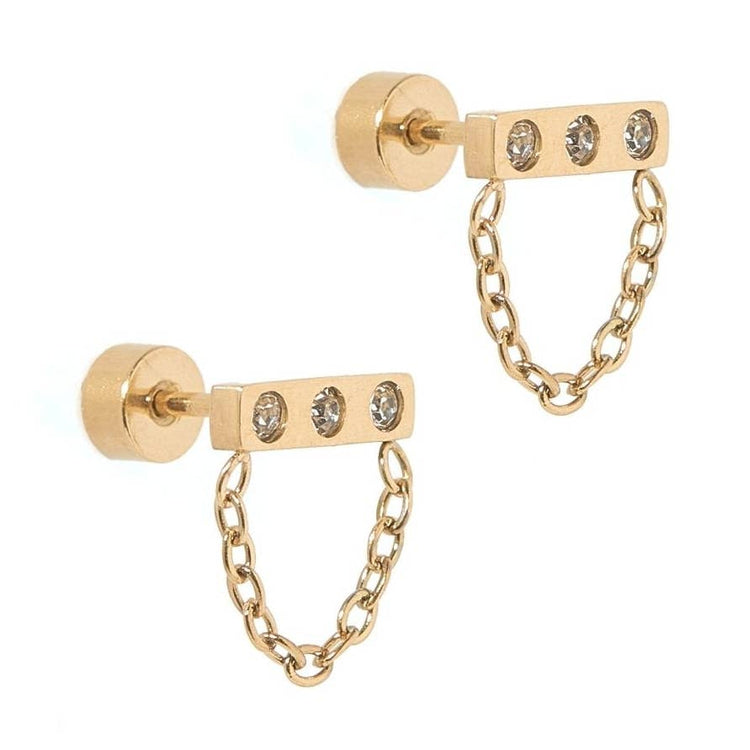 Channing Screwback Stud Earrings