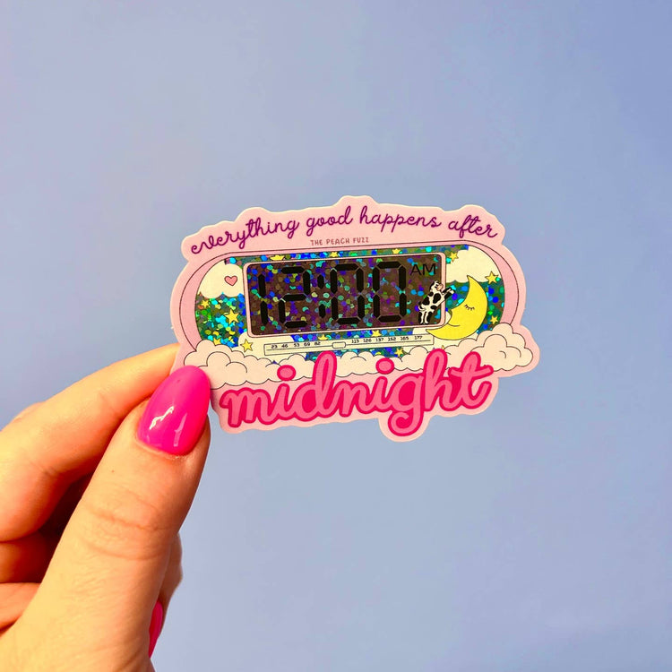 After Midnight Glitter Sticker