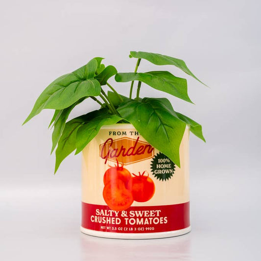 Tomato Can Ceramic Vase