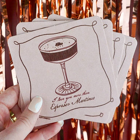 Espresso Martini Coaster Set of 4