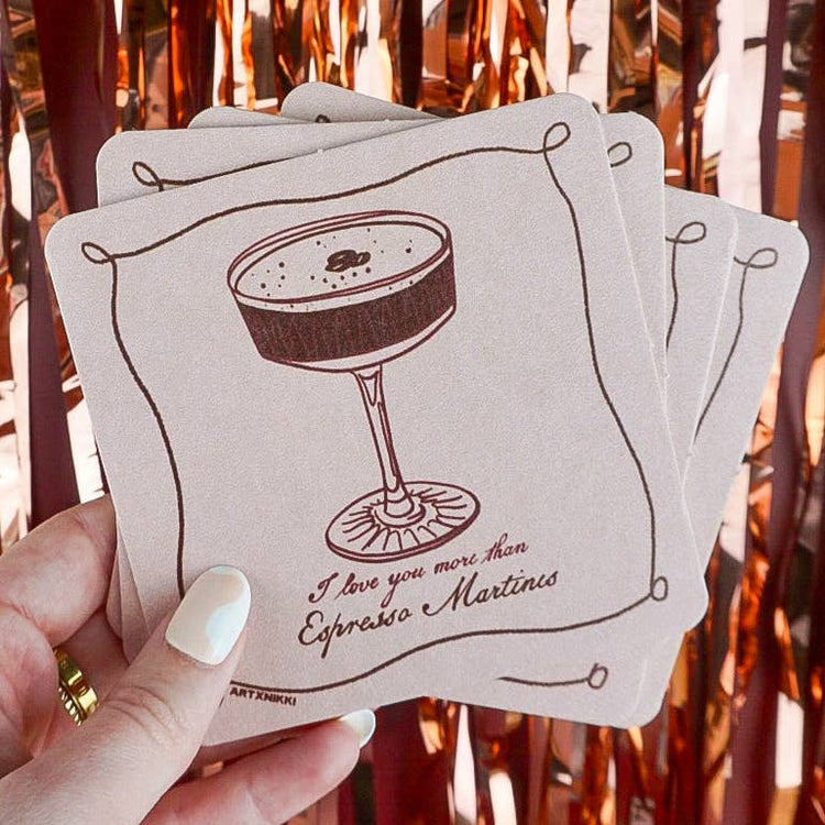Espresso Martini Coaster Set of 4