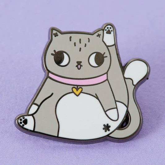 Limber Kitty Enamel Pin