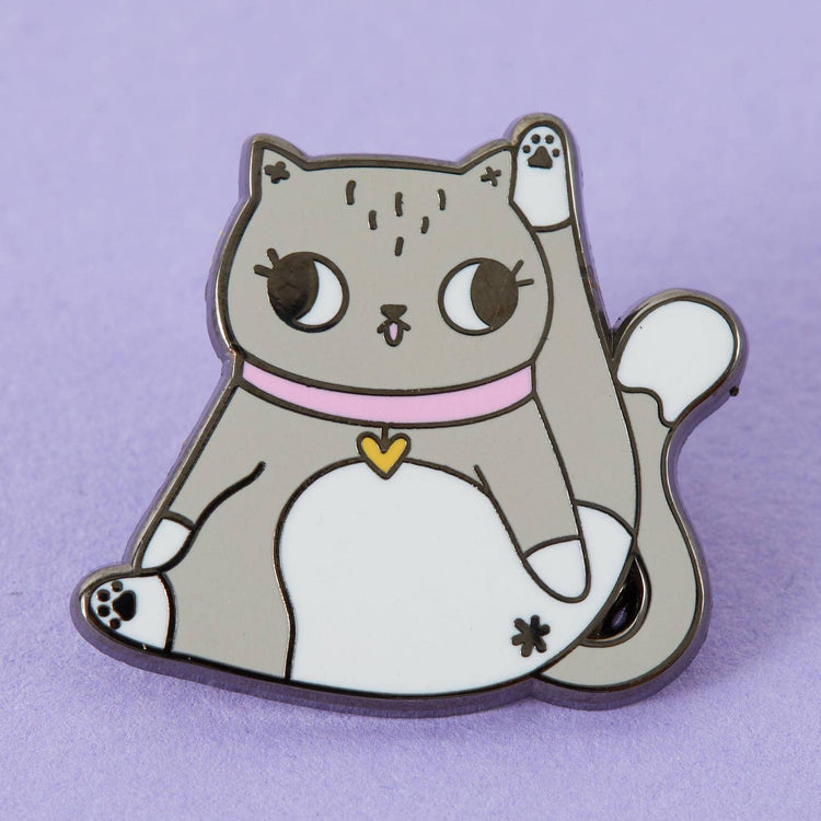 Limber Kitty Enamel Pin