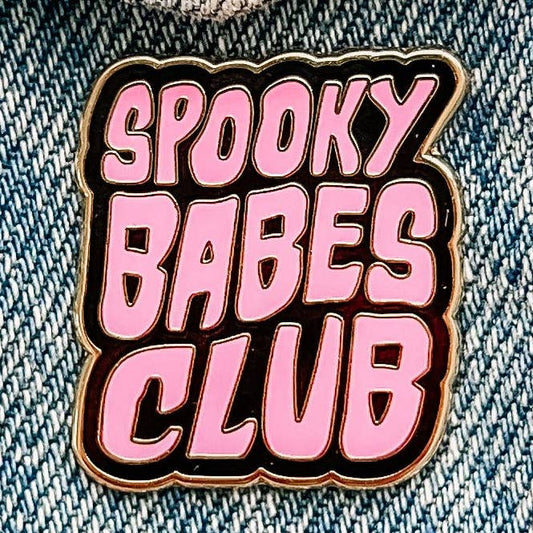 Spooky Babes Club Enamel Pin