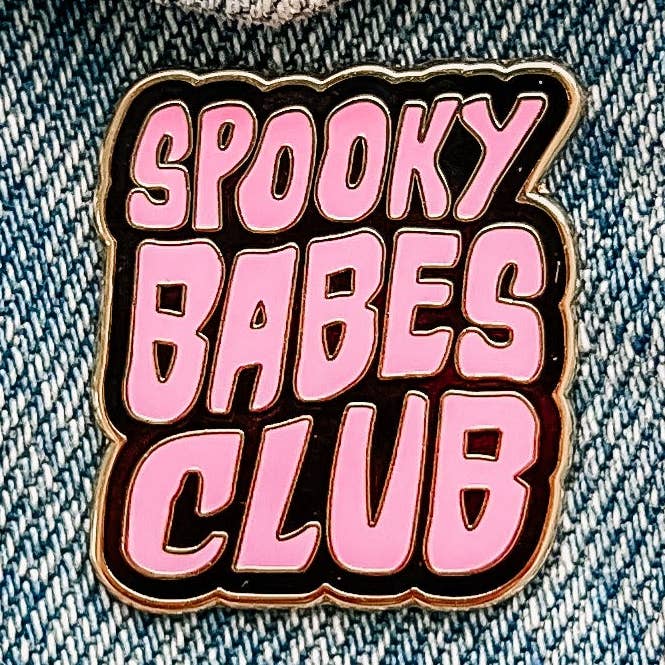 Spooky Babes Club Enamel Pin