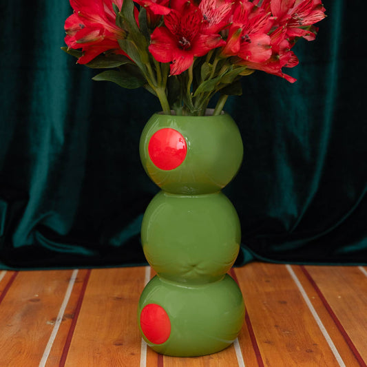 Stacking Olives Vase