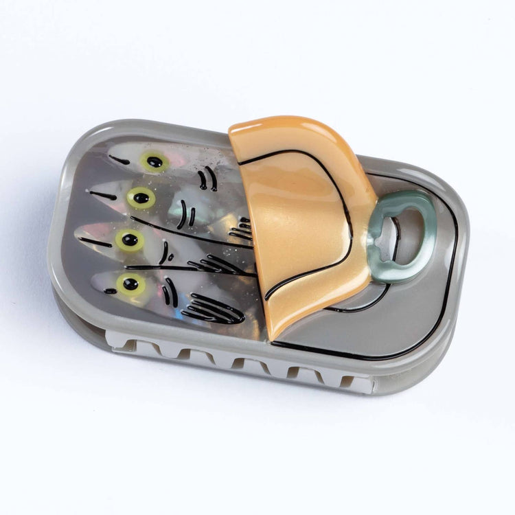 Midi Tinned Fish Hair Claw Clip