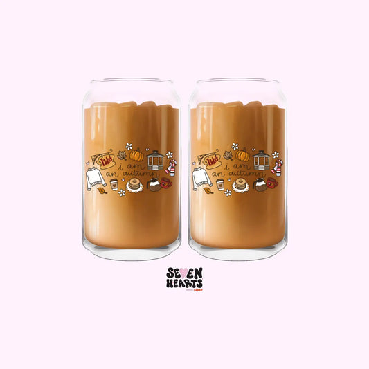 Autumn Gilmore Girls Glass Cup