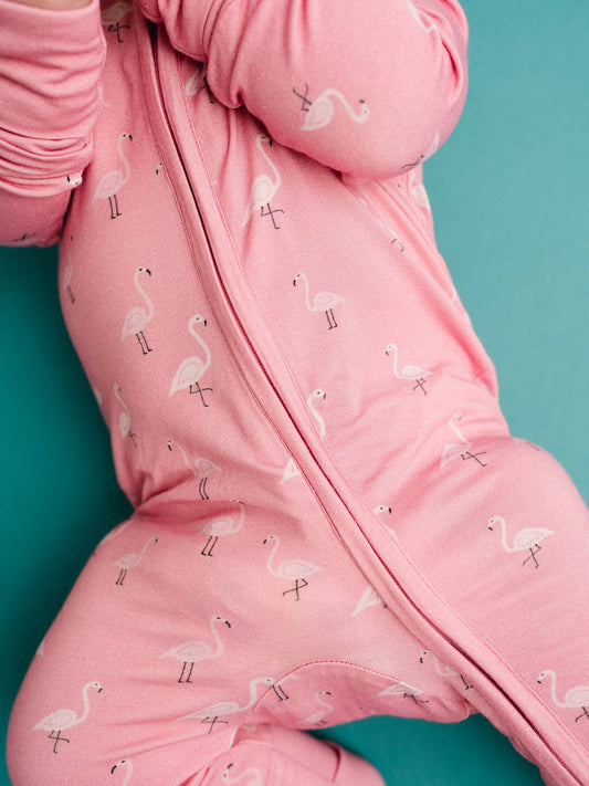 Pink Flamingo Bamboo Sleeper