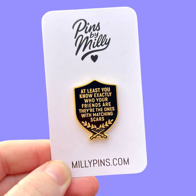 “Cancelled!” Inspired Bff Enamel Pin