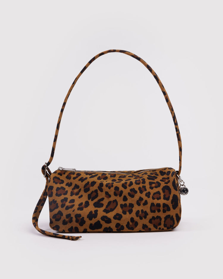 Baggu Nylon Loaf Bag in Leopard