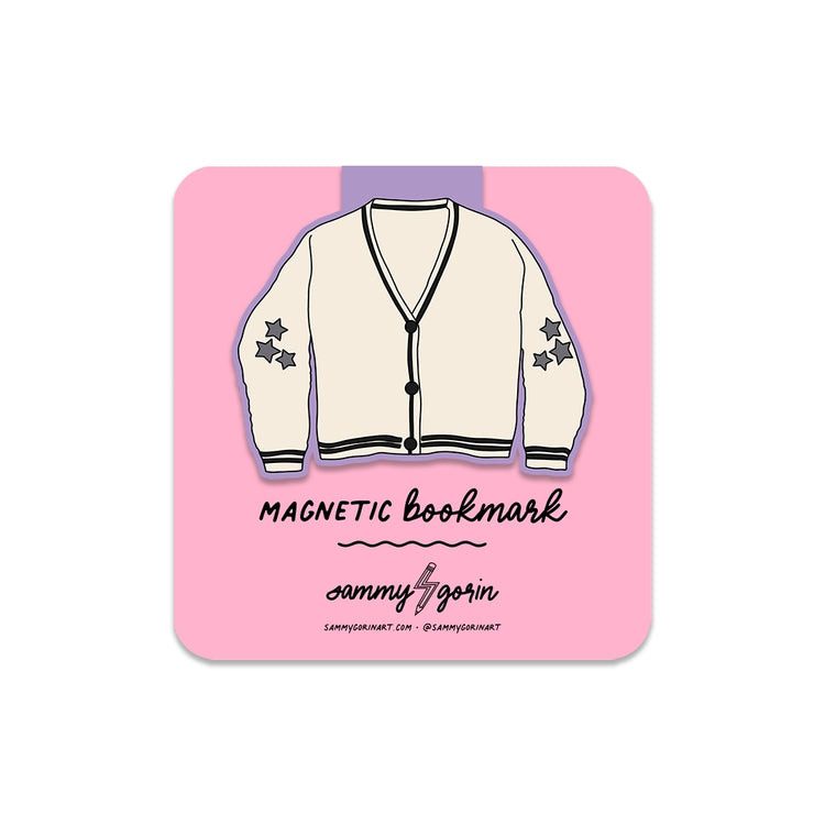 Cardigan Magnetic Bookmark