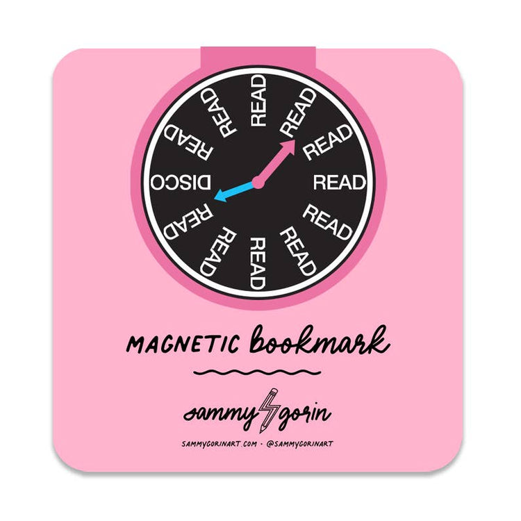 Read All the Time Magnetic Bookmark