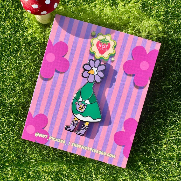 Goose Springsteen Enamel Pin