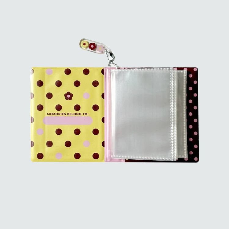 2x3 Inch Mini Photo Album in Banana and Chocolate