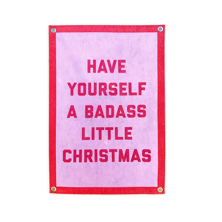 Badass Little Christmas Banner